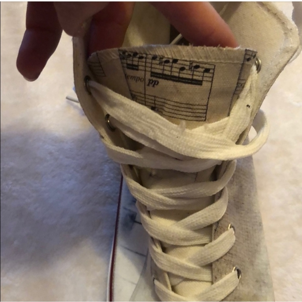Music note Sneakers unisex piano symphony orchestra - Picture 3 of 5